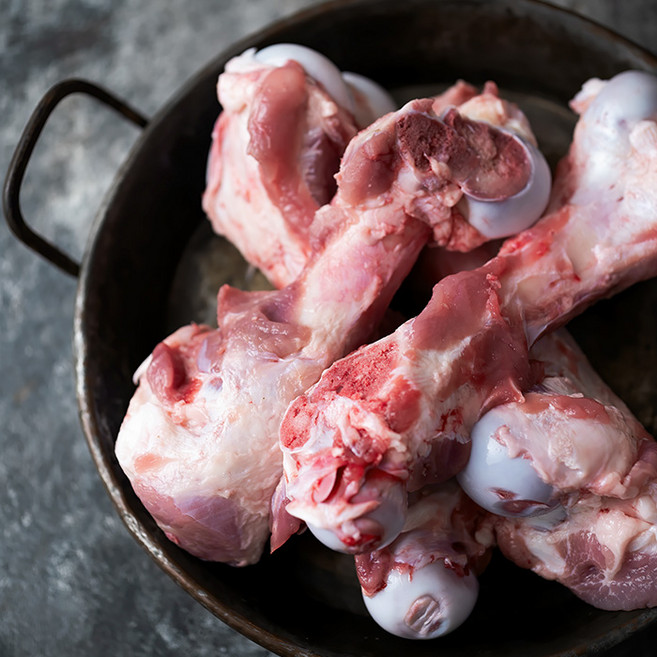 더차림 국내산 1등급 문경 쑥돈 사골뼈 1kgx3 깊고 진한 육수용