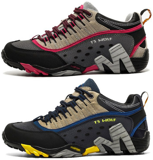 Pounise 커플 등산화 여성 남자 등산화 운동화 레저 트레킹화