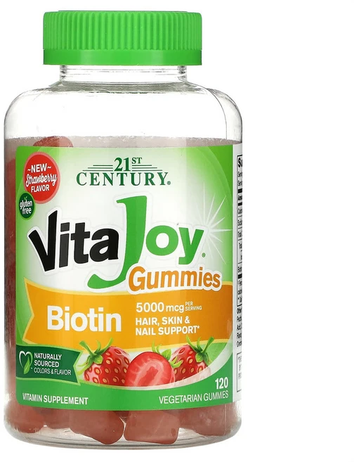 (2개) 21st Century 비타조이 비오틴 구미스 120구미, 120정, 2개 - 쿠팡