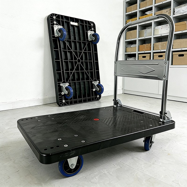 접이식카트 튼튼한 고하중 롤링카트 대형 플랫폼 구루마 FJ-653, 1개