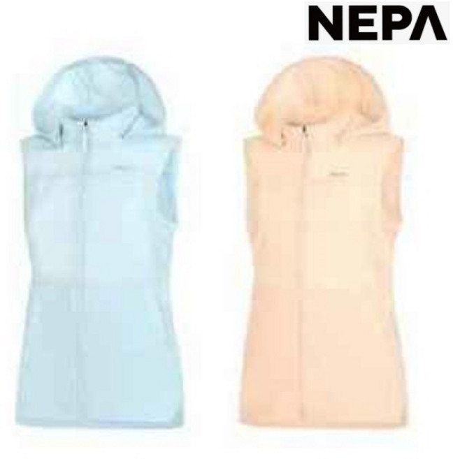 네파(여성) NC일산 힙을 가려주는 미들 기장으로 여성스러운 실루엣 제공 에어닷 롱 윈드 베스트 7J41402A_NI