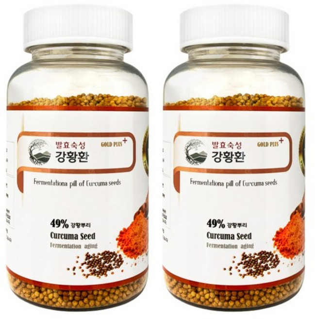 2통 지노헬스케어 발효숙성 강황환 250g, 2개