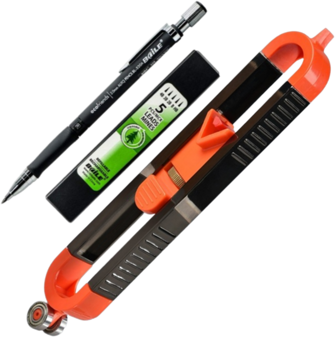 제노랩 2.0 홀더펜+심세트+모양따기 복제 복사 카피자 형상 실측 본뜨기 세트, 1세트