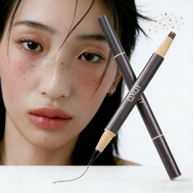 주근깨메이크업 촉촉한 자연스러운 도트 도트펜 주근깨 펜 아이라이너 주근깨 메이크업 미인점 타투 멀티 도트 펜 도트 타투 주근깨메이크업 미인점 미인점타투 매력점 점, 1개, A