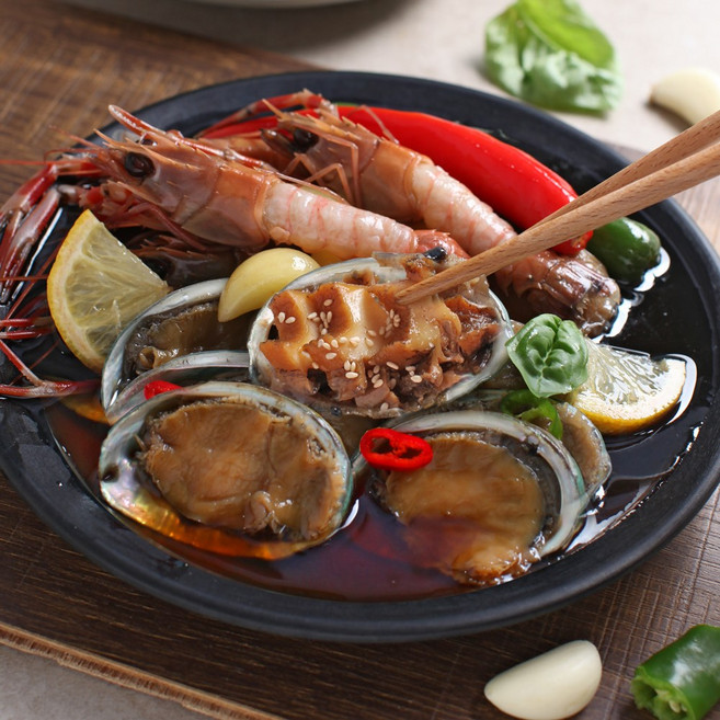 [제주본가] 제주 딱새우 전복장 2팩 (700g*2팩), 2개, 700g