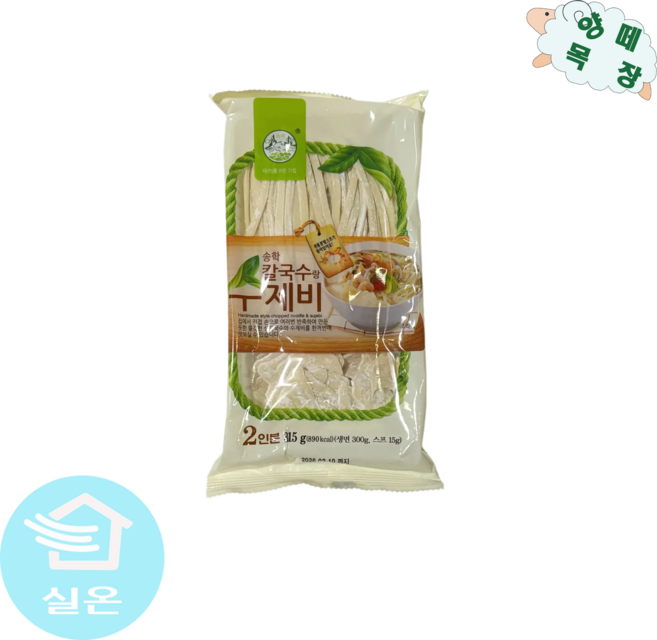 송학식품 칼국수랑 수제비, 315g, 4개