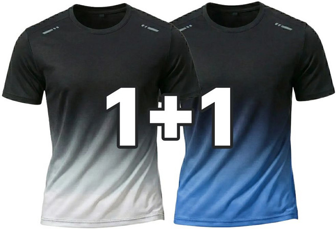 어반네이비 남자 여름 쿨티셔츠 냉감 스포츠 반팔 긴팔 티셔츠 1+1