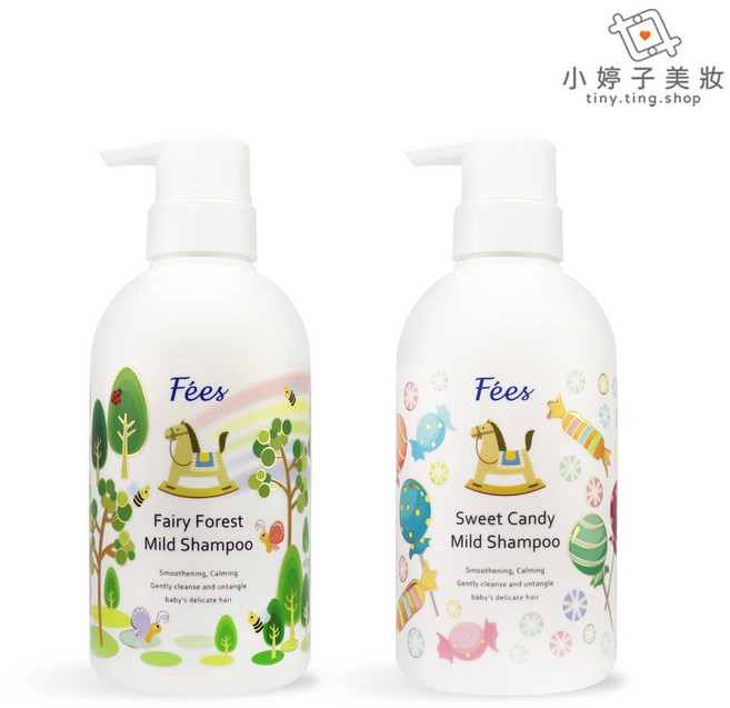 Fees兒童洗髮精450ml 溫和清潔、不刺激、呵護頭皮, 450ml, 1瓶