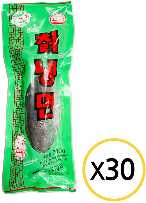 농민식품 칡냉면 200g, 30개