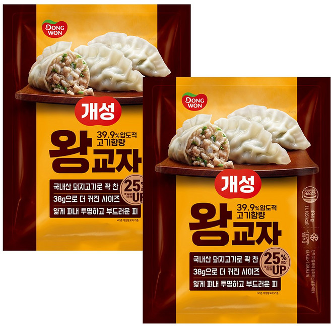 [동원] 개성 왕교자만두, 494g, 2개