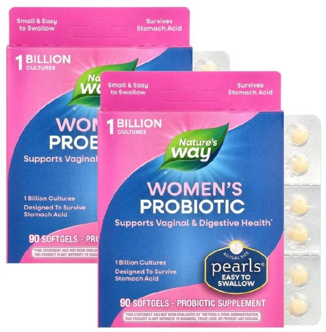 1+1 네이처스웨이 여성용 프로바이오틱 10억 소프트젤90정 프로바이오틱스 PROBIOTIC PROBIOTICS - 쿠팡