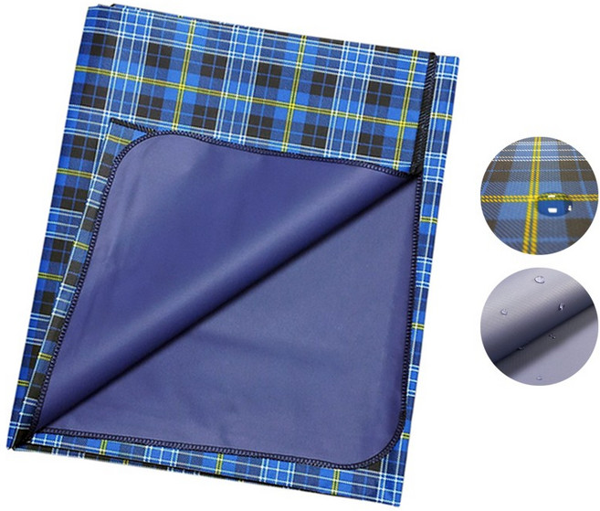 환자 체크 방수시트 침대커버 위생방수시트, 1개