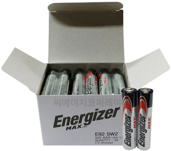에너자이저 MAX AAA건전지 LR03 24알 벌크타입, 1개