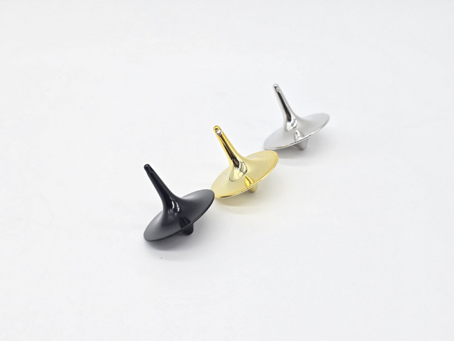 자이로스코프 핑거 팽이 인셉션팽이 스피너 장난감 어린이 단체 선물, 1개, 블랙