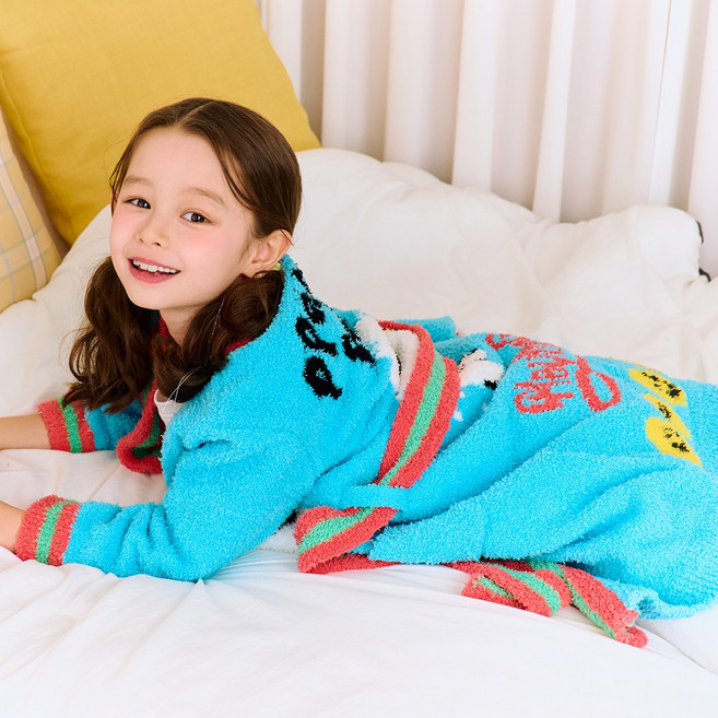 [잔망루피공식] 뽀송포비 아동 수면 가운