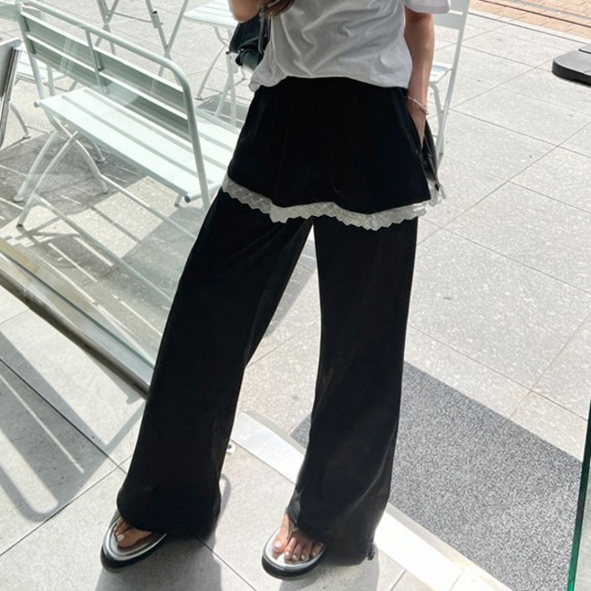 [난닝구]누즈코 스커트레이어드팬츠