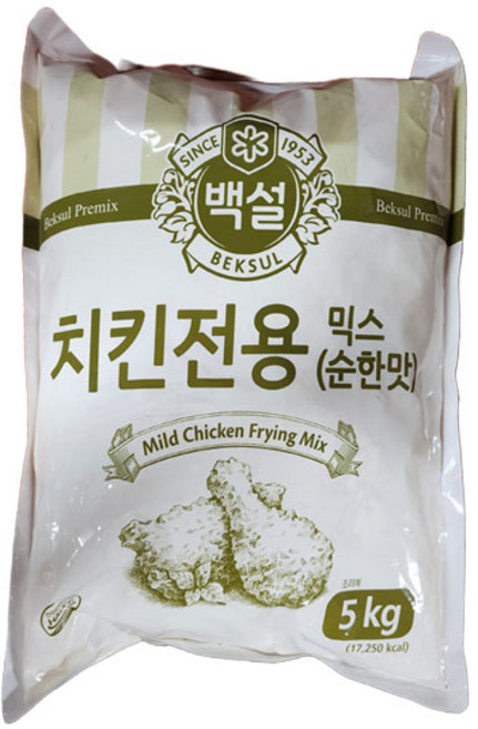 백설 치킨 전용믹스 (순한맛) 5kg, 1개
