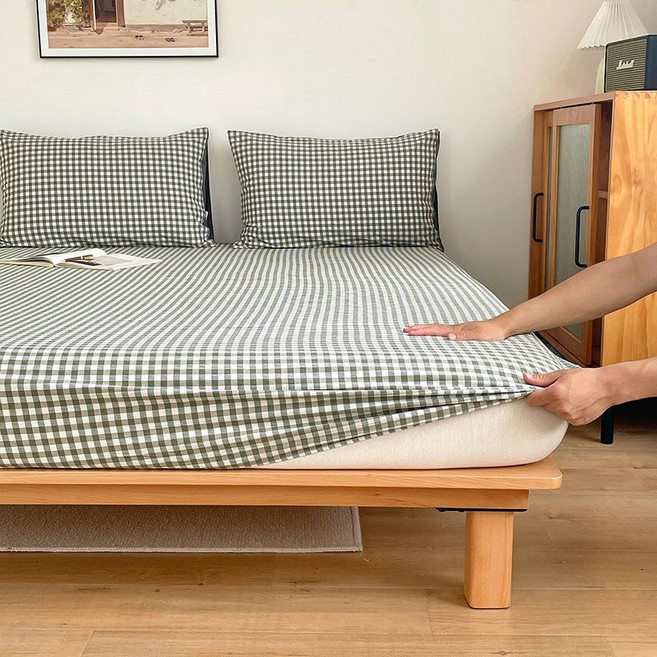 매트리스 커버 퀸사이즈 침대 커버 홀겹 퀸 높은 침대시트