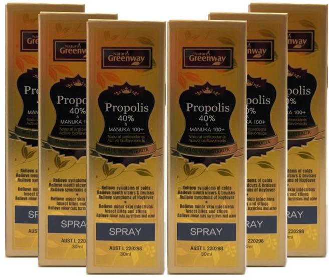 네이쳐스그린웨이 프로폴리스 마누카 스프레이, 6개, 30ml - 쿠팡