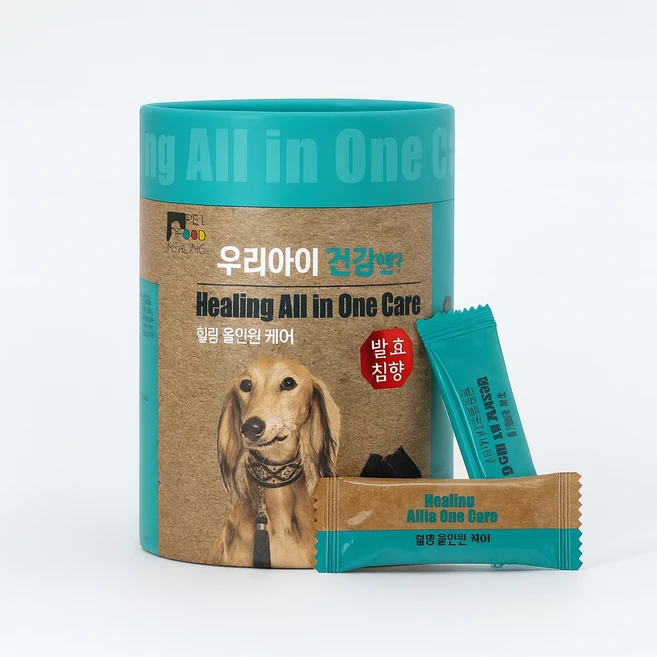 힐링펫푸드 강아지 발효침향 올인원케어 영양제, 종합영양제, 30정, 1개 - 쿠팡