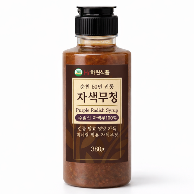 하린식품 전통 수제 옛날 자색무청 국내산 100% 우리쌀, 1개, 380g