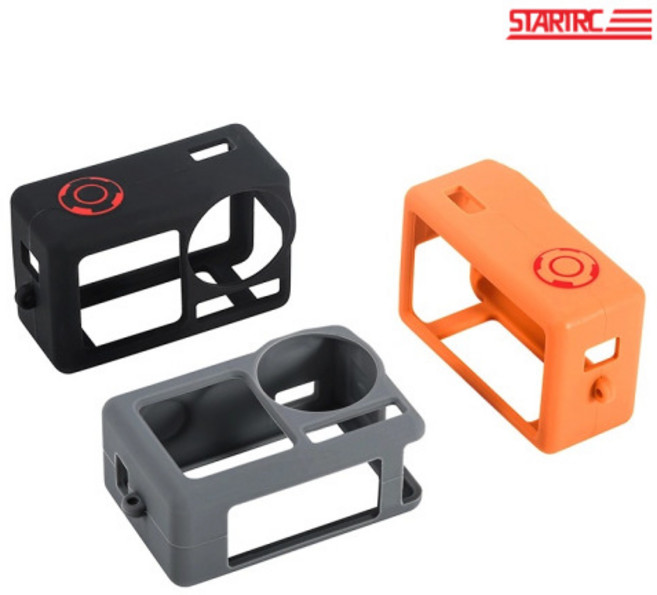 DJI Osmo Action 5 Pro 실리콘 케이스_STARTRC, 1개, 그레이