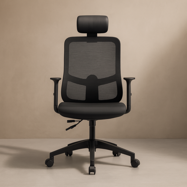 [바른설계] 유니백체어 인생 공부의자, 블랙