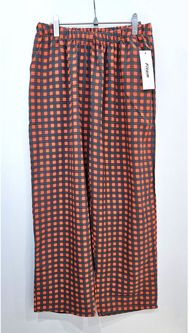 A-0126.여자 체크패턴 9부바지 잠옷 홈웨어 파자마