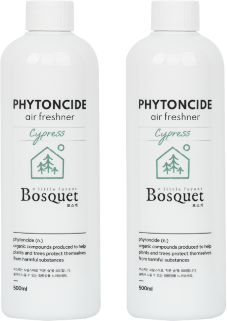 보스케 피톤치드 500ml(리필)+500ml(리필), 2개, 500ml