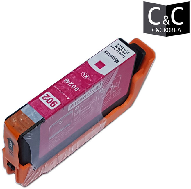 HP902 잉크 6950 6960 6970 6962 6978 6958 대용량 호환잉크, 902 M 빨강 (XL), 1개