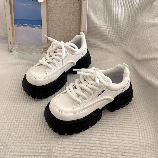 ANYOU 여성 운동화 데일리 기본 스타일 캐주얼 운동화 여성 플랫슈즈