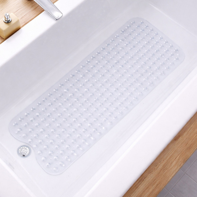 모디홈 욕조 미끄럼방지 매트 욕실 흡착 발매트, 1개, 반투명화이트