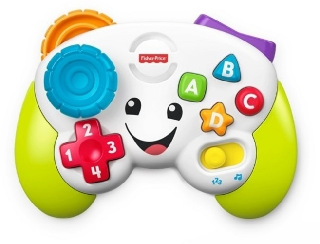 Fisher-Price 費雪學習遊戲控制器 聲光互動玩具, 1個, 單一顏色