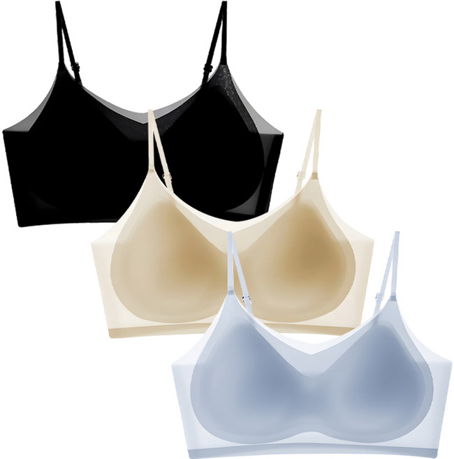 루이스 여성속옷 3P세트 아이스브라 심리스 쿨링 노와이어 냉감브래지어 FDGHF-2