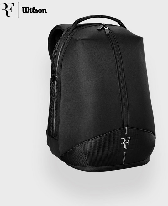 2024 윌슨 RF 테니스 라켓 가방 BACKPACK WR0832801001, 1개, black