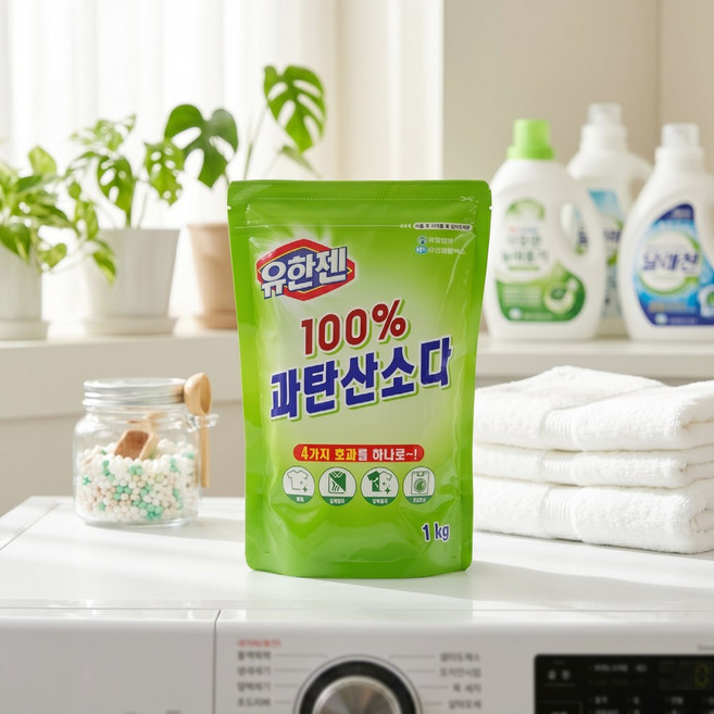 유한젠 100% 과탄산소다 표백제, 1kg, 12개