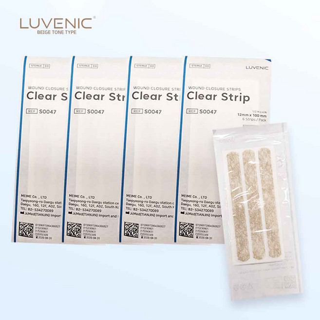 루베닉 클리어 스테리 스트립 S0047(12mm 100mm) 4매, 1개