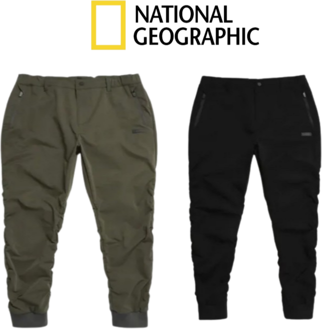 [국내 매장 정품] 내셔널지오그래픽 쿠오라 셔링 조거 팬츠 허리 밴딩 긴바지