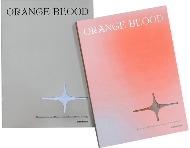 엔하이픈 앨범 오렌지블러드 ORANGE BLOOD 포토북, 포토북 그레이 버전