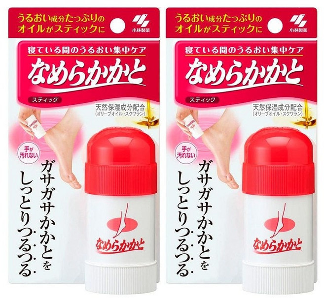 고바야시 부드러운 발꿈치 풋크림 스틱 1+1, 1세트, 2개입