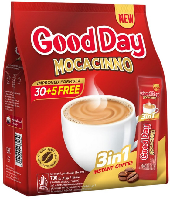 굿데이 모카치노 커피 3in1 700g 인도네시아 goodday mocacinno coffee, 35개입, 2개