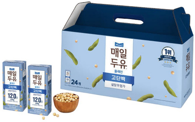 매일두유 고단백 선물세트 190ml 24팩, 24개