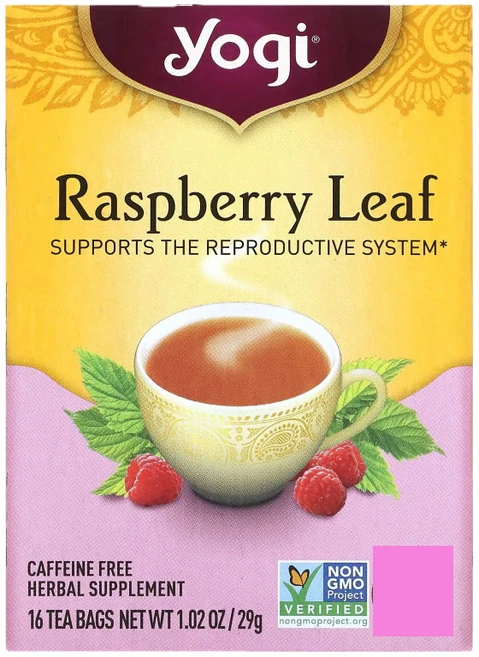 Yogi Tea 요기 티 라즈베리 잎 카페인 프리 16티백 29g 우먼스 요기차 허브티, 1개, 16개입 - 쿠팡