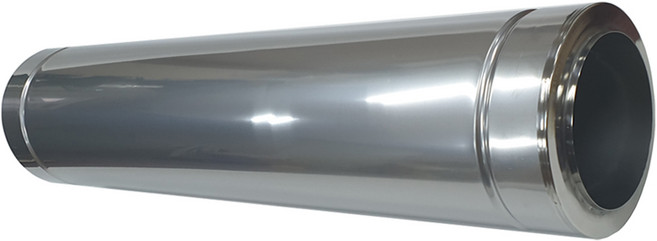 스토브에이드 125mm 이중관(단열)1M / 스텐연통 두께0.5mm 화목난로 펠렛 보일러 연도