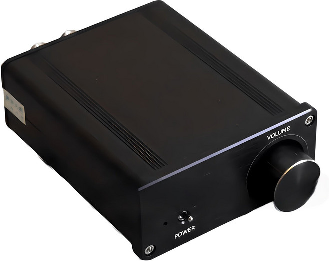 川木音箱 TPA3116D晶片D類擴大機 P105, 黑色擴大機+變壓器24V5A