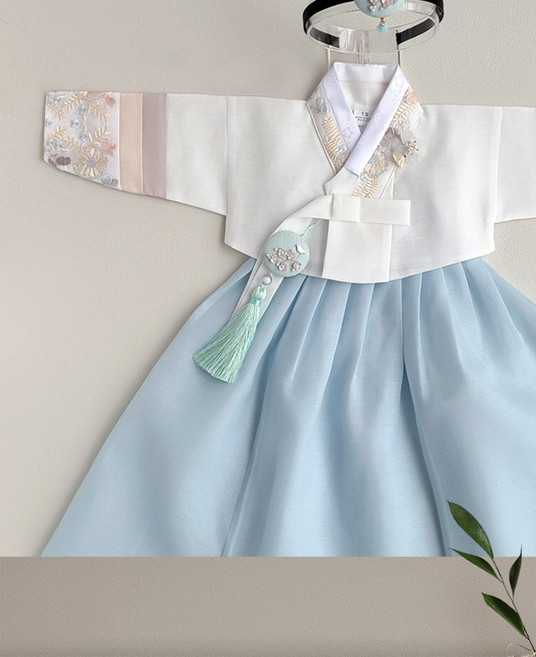 고화하늘 백일한복 1-15세 여자 아기 아이 어린이 유아 주니어 키즈 돌한복 여아아동한복