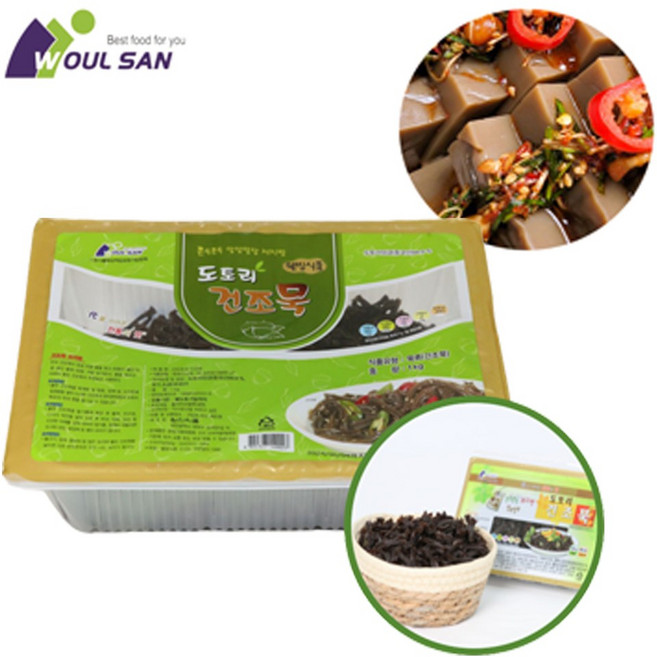 MD초이스 월산식품 50년 건도토리묵 500g 국내생산, 1개