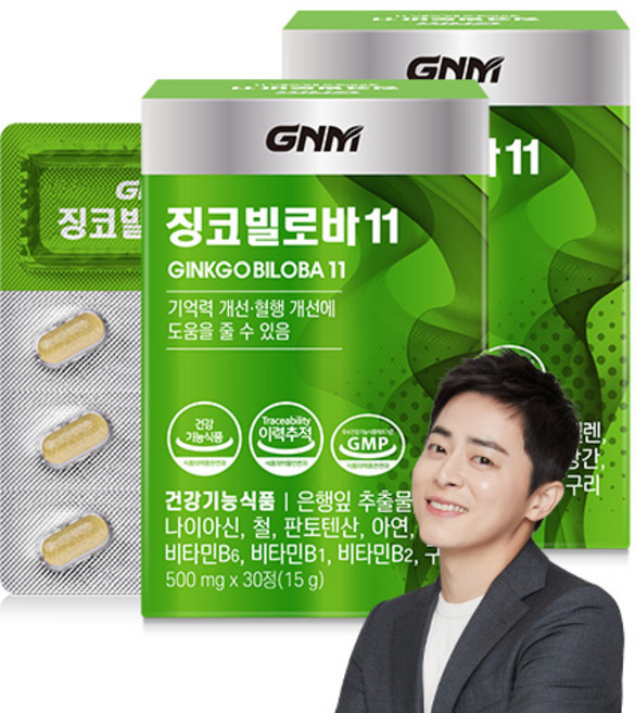 GNM자연의품격 징코 빌로바11 30정, 2개