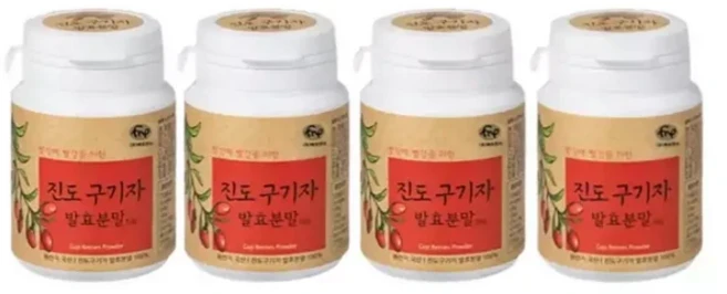진도구기자 발효 분말 홍국 구기자 농축분말 국내산 50g 4통, 1개