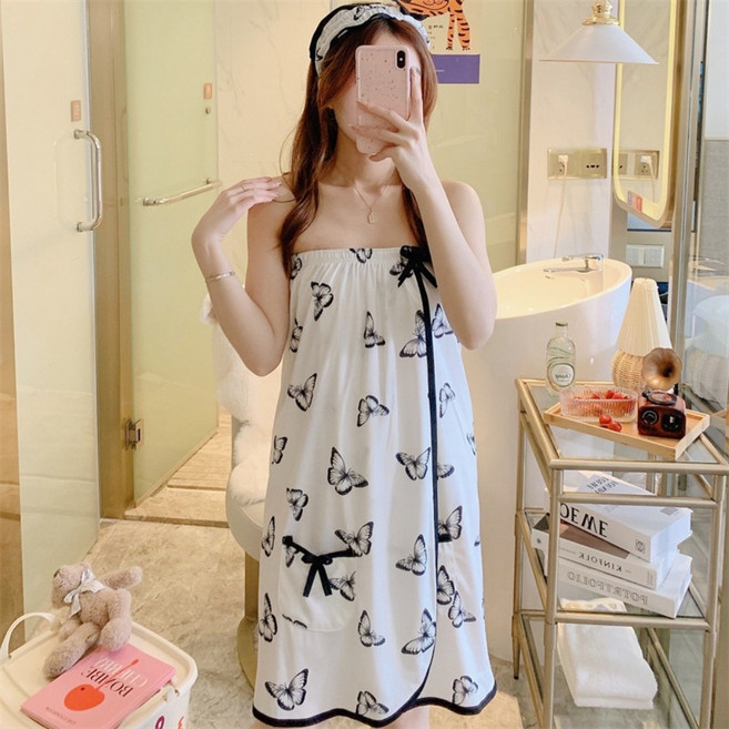 베코니아 프리미엄 골프샤워가운 + 헤어밴드 세트